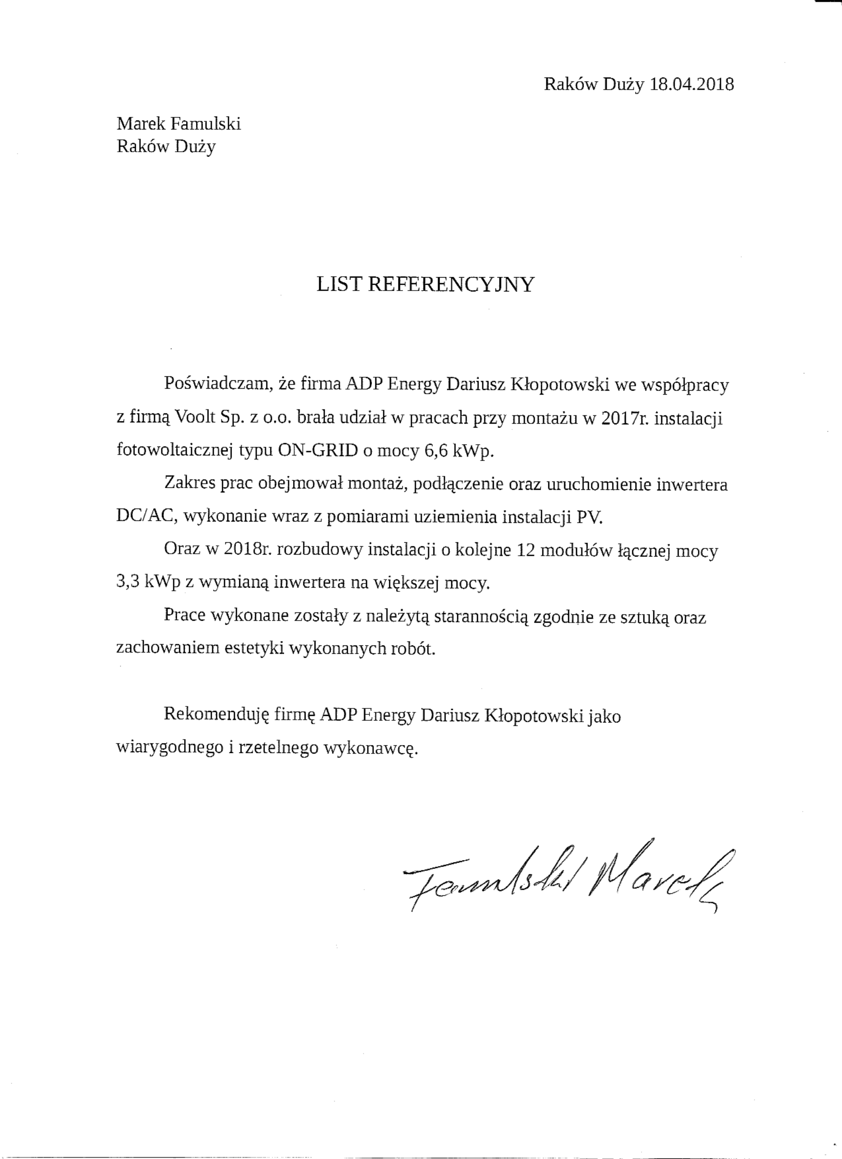 Referencje Raków Duży-1